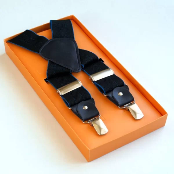 Τιράντες με τέσσερα σημεία - ΜΑΥΡΟ/ΜΠΛΕ ΡΟΥΑ