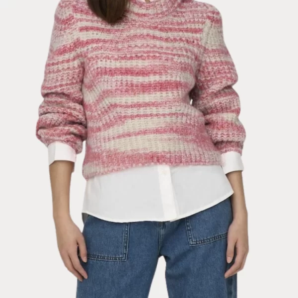 Only ΠΛΕΚΤΟ ONLY CARMA L/S PULLOVER PINK ONLY