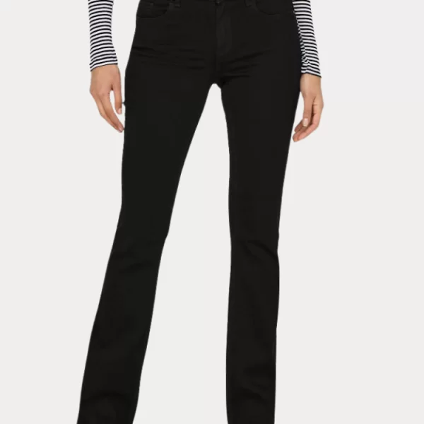 ΤΖΙΝ ONLY BLUSH MID FLARED DNM REA2343 NOOS BLACK ONLY