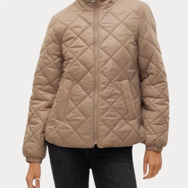 ΜΠΟΥΦΑΝ VERO MODA SKYLAR SHORT JACKET SILVER MINK VERO MODA