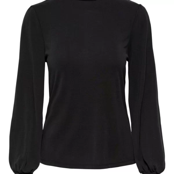 ΜΠΛΟΥΖΑ ONLY MARY L/S HIGHNECK TOP JRS BLACK ONLY
