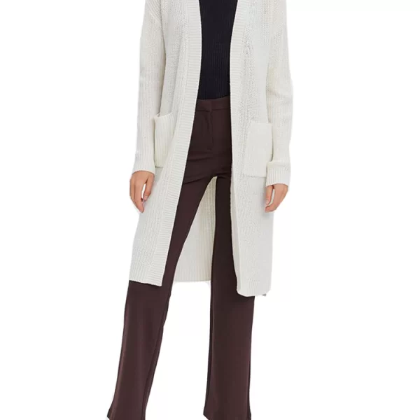 ΖΑΚΕΤΑ VERO MODA SAYLA LS BELTED COATIGAN BEIGE VERO MODA