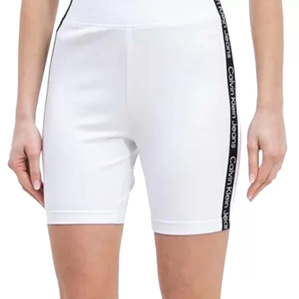 Calvin Klein CYCLING SHORTS CALVIN KLEIN LOGO TAPE MILANO WHITE CALVIN KLEIN