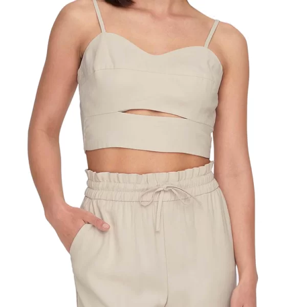 CROP TOP ONLY MAGO LIFE STRAP MOONBEAM ONLY