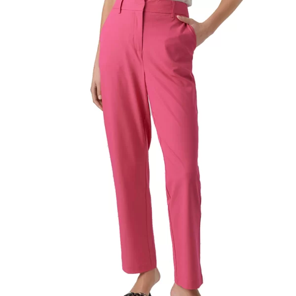ΠΑΝΤΕΛΟΝΙ VERO MODA VMZELDA HW STRAIGHT PANT PINK YARROW VERO MODA