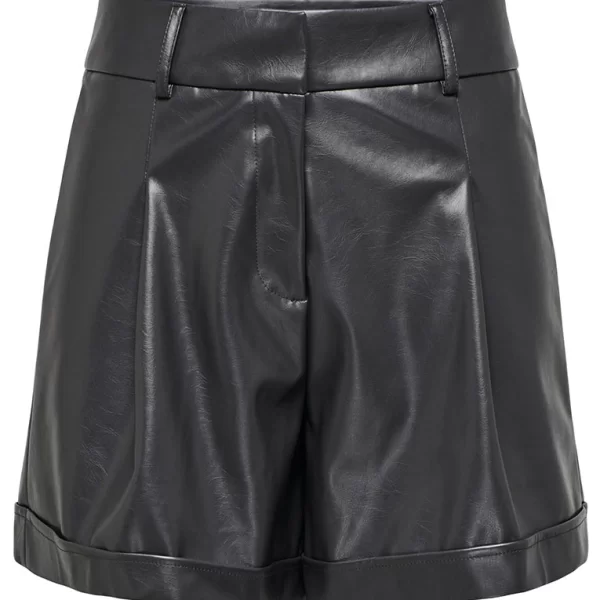 Only SHORTS ONLY ODA FAUX LEATHER EMY SHORTS PHANTOM ONLY