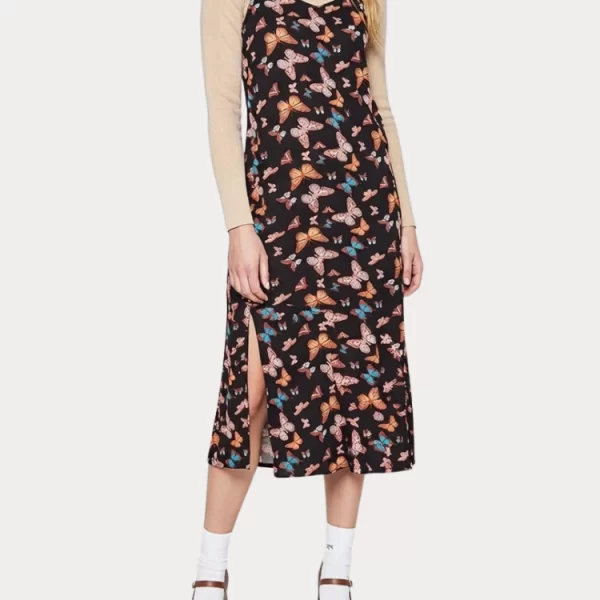 Only ΦΟΡΕΜΑ ONLY NAYA POLY STRAP SLIP DRESS BLACK ONLY