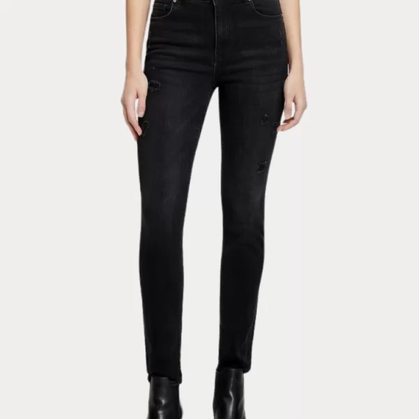 ΤΖΙΝ ONLY CAISY REG PUSH UP SK ANK DEST BOX BLACK ONLY