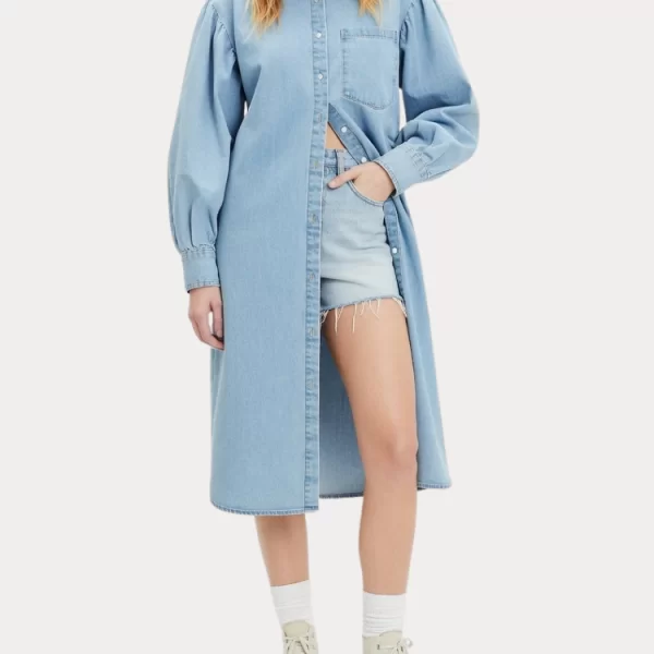 DENIM DRESS LEVI'S® W OSTERIA DUSTER NO TAKE BACKS LIGHT BLUE LEVIS