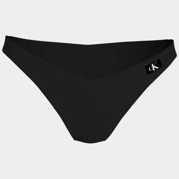 ΜΠΙΚΙΝΙ BOTTOM CALVIN KLEIN MONOGRAM DELTA BRAZILIAN PVH BLACK CALVIN KLEIN
