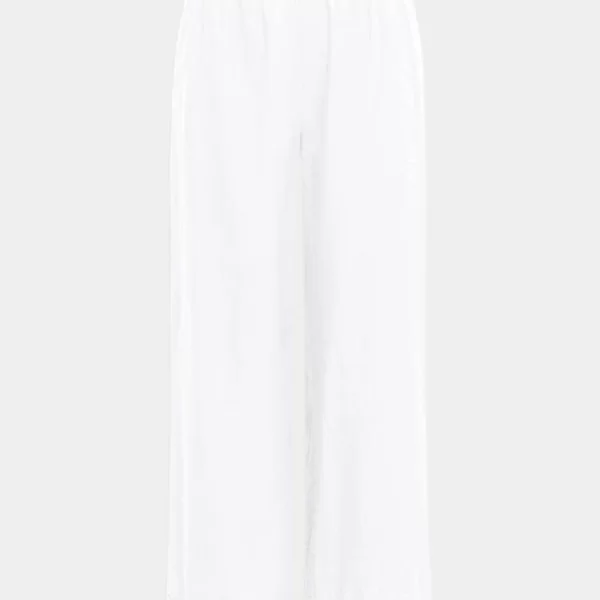 ΠΑΝΤΕΛΟΝΙ ONLY PAULA TULUM EMB PULL-UP PANT WVN BRIGHT WHITE ONLY