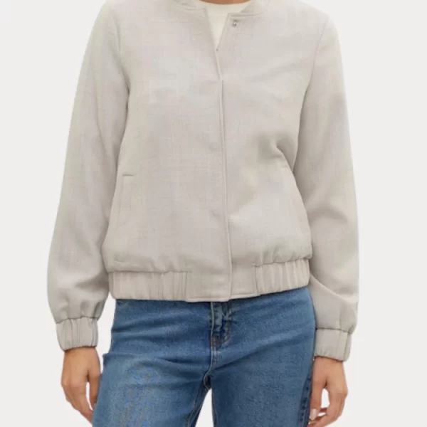 Vero Moda ΖΑΚΕΤΑ VERO MODA VMCASSIDY LS BOMBER JACKET VAPOUR BLUE/MELANGE VERO MODA