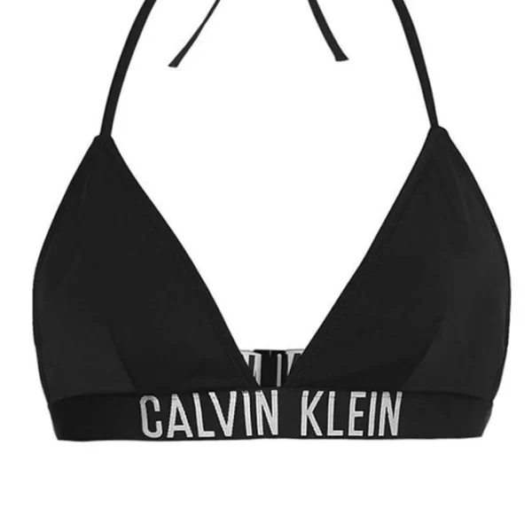 ΜΠΙΚΙΝΙ TOP CALVIN KLEIN MICRO TRIANGLE-NYLON PVH BLACK CALVIN KLEIN