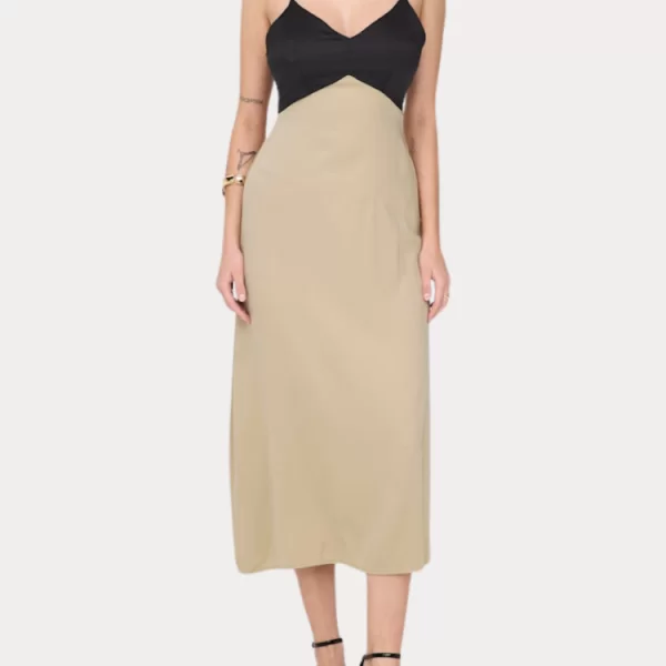 ΦΟΡΕΜΑ ONLY JANE LIFE S/L JANICE LONG PTM BLACK/HUMMUS ONLY