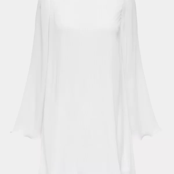 ΦΟΡΕΜΑ ONLY PIERA LIFE LS PLISSE WVN BRIGHT WHITE ONLY