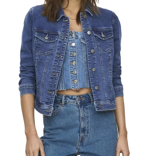 DENIM JACKET ONLY WONDER MEDIUM BLUE DENIM ONLY
