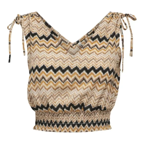 TOP ONLY NOVA LIFE VIS S/L CELESTE AOP INCA GOLD ONLY