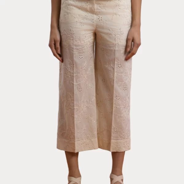 ΖΙΠ ΚΙΛΟΤ EZZEA EMBROIDERED BEIGE EZZEA