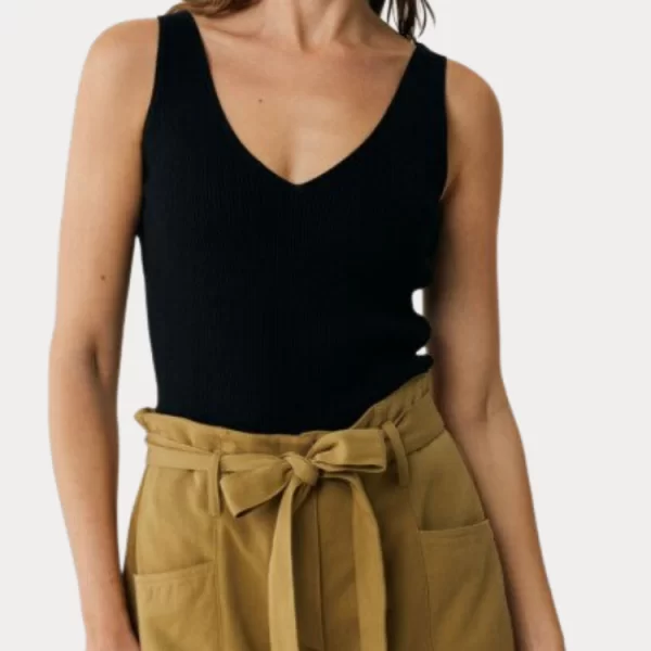 Mexx ΤΟΠ MEXX REGULAR FIT KNIT BLACK MEXX