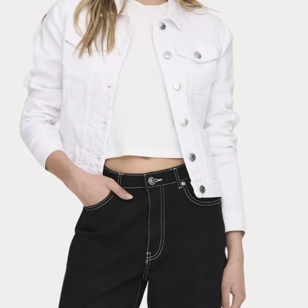 DENIM JACKET ONLY WONDER WHITE ONLY