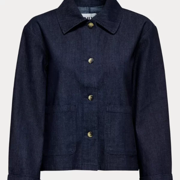 SHIRT JACKET ONLY ASHBY LS DNM QYT DARK BLUE ONLY