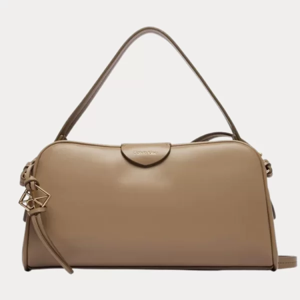 Calvin Klein ΤΣΑΝΤΑ CALVIN KLEIN BEIGE CALVIN KLEIN