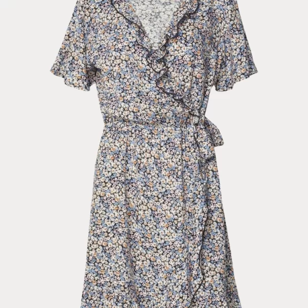 JACQUELINE DE YOUNG ΦΟΡΕΜΑ JDY BLUE FLORAL DRESS JACQUELINE DE YOUNG