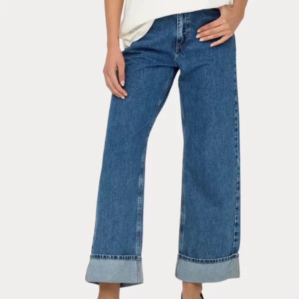 ΤΖΙΝ ONLY HOPE HW WIDE FOLD UP DNM CRO916 MEDIUM BLUE ONLY