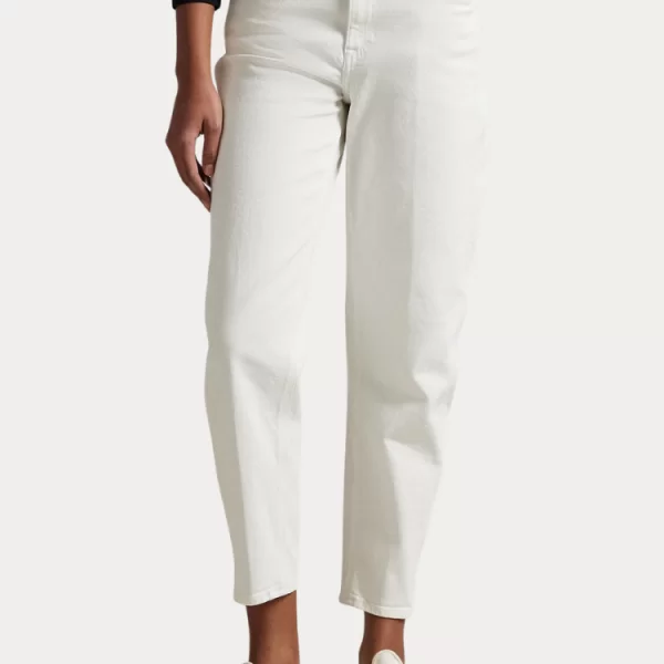 Polo Ralph Lauren ΠΑΝΤΕΛΟΝΙ POLO RALPH LAUREN WHITE POLO RALPH LAUREN