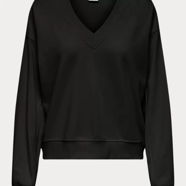 ΦΟΥΤΕΡ ONLY BELLA L/S V-NECK UB SWT BLACK ONLY