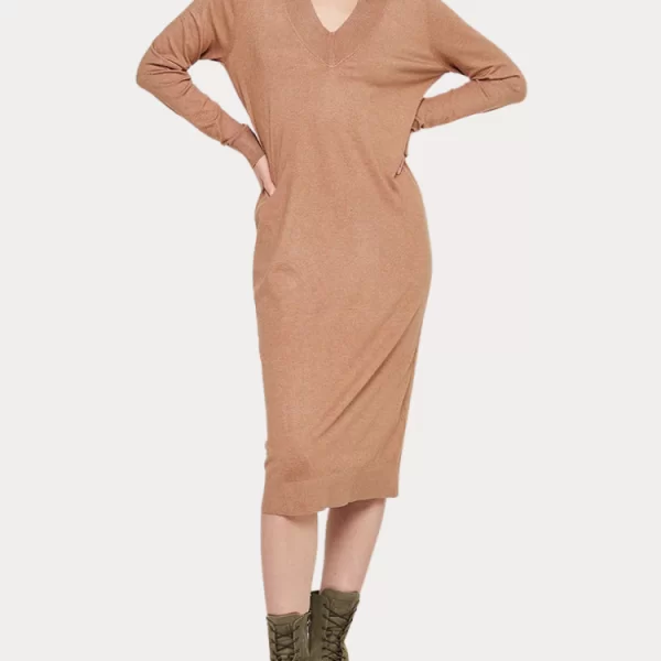 ΦΟΡΕΜΑ S.OLIVER BROWN DRESS S.OLIVER