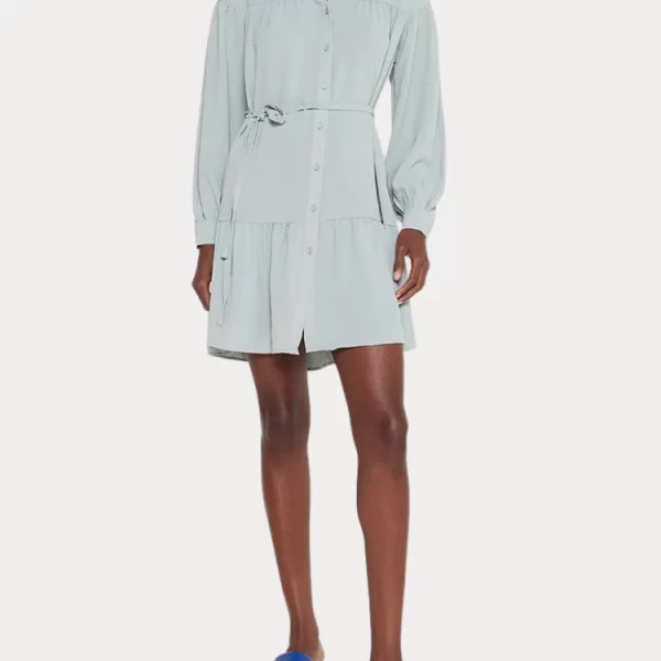 JACQUELINE DE YOUNG ΦΟΡΕΜΑ JDY BLUE GREY DRESS JACQUELINE DE YOUNG