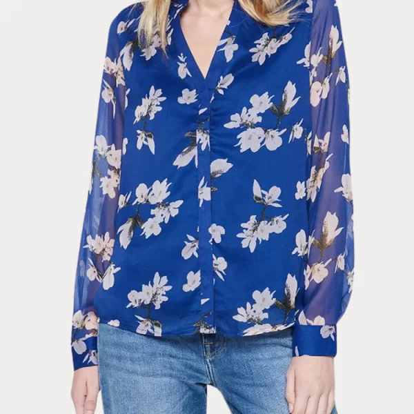 ΠΟΥΚΑΜΙΣΟ VERO MODA BLUE SHIRT VERO MODA