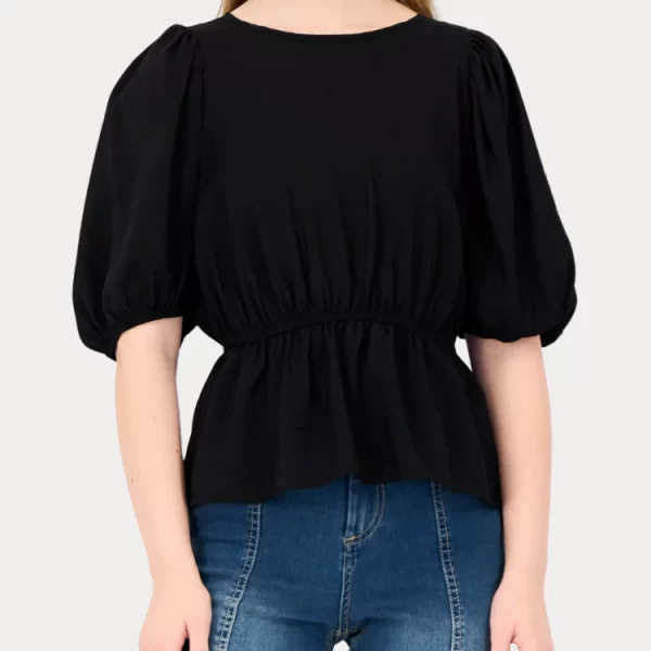 ΜΠΛΟΥΖΑ ONLY PUFF SLEEVES BLACK ONLY
