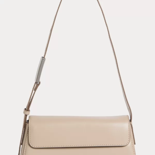 ΤΣΑΝΤΑ CALVIN KLEIN BELTED SMALL SHOULDER BAG NA CROCKERY CALVIN KLEIN