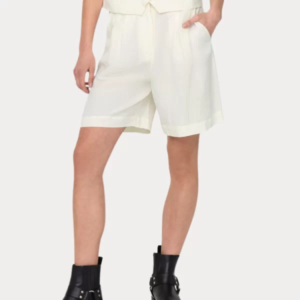 Only ΒΕΡΜΟΥΔΑ ONLY WINDY LIFE HW LINEN BLEND TLR CLOUD DANCER ONLY