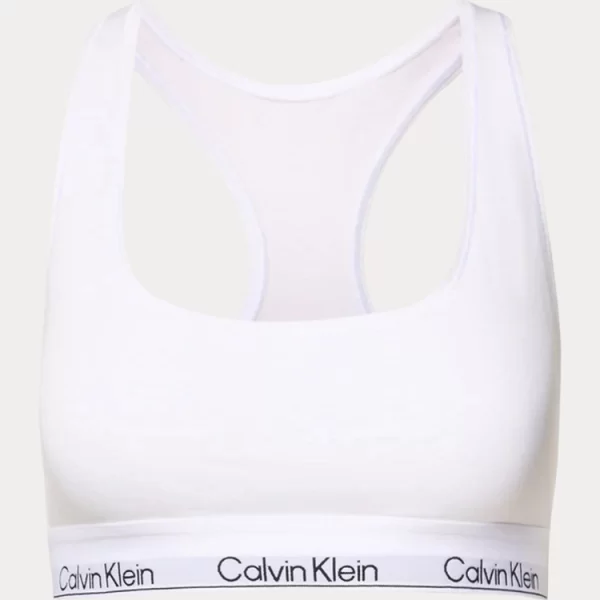 ΕΣΩΡΟΥΧΟ CALVIN KLEIN UNLINED BRALETTE WHITE CALVIN KLEIN