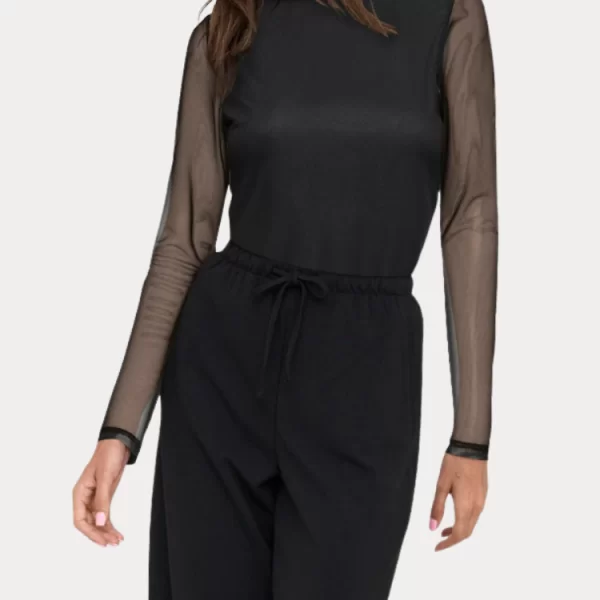 ΤΟΠ ONLY NOVA L/S MESH BLACK ONLY