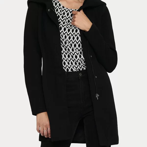 ΠΑΛΤΟ ONLY SEDONA LIGHT COAT BLACK ONLY