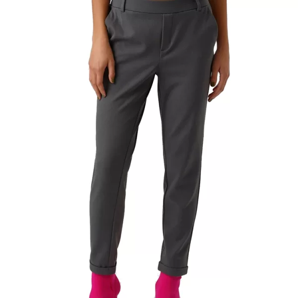 ΠΑΝΤΕΛΟΝΙ VERO MODA VMMAYA MW LOOSE SOLID PANT GREY VERO MODA
