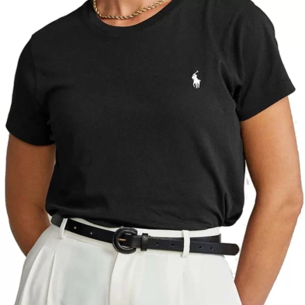 ΓΥΝΑΙΚΕΙΟ T-SHIRT POLO RALPH LAUREN S/S POLO BSR BLACK POLO RALPH LAUREN