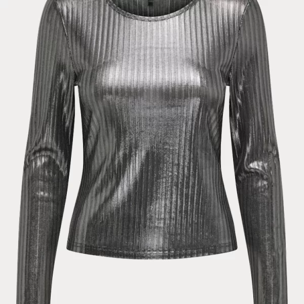 ΜΠΛΟΥΖΑ ONLY SHINE L/S O-NECK TOP JRS BLACK ONLY