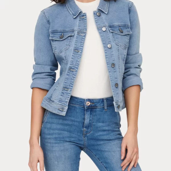 DENIM JACKET ONLY WONDER LIGHT BLUE DENIM ONLY