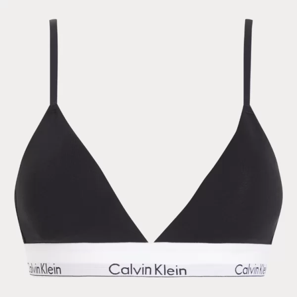ΕΣΩΡΟΥΧΟ CALVIN KLEIN LIGHTLY LINED TRIANGLE BALCK CALVIN KLEIN