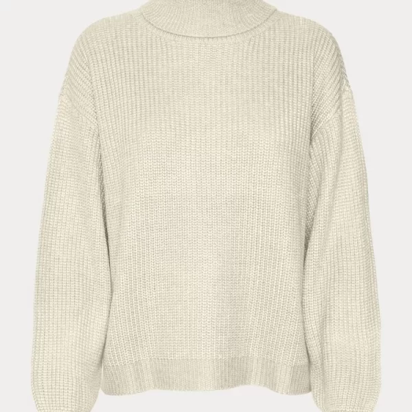 ΠΛΕΚΤΟ VERO MODA VMAMELIA LS COWLNECK PULLOVER BIRCH VERO MODA