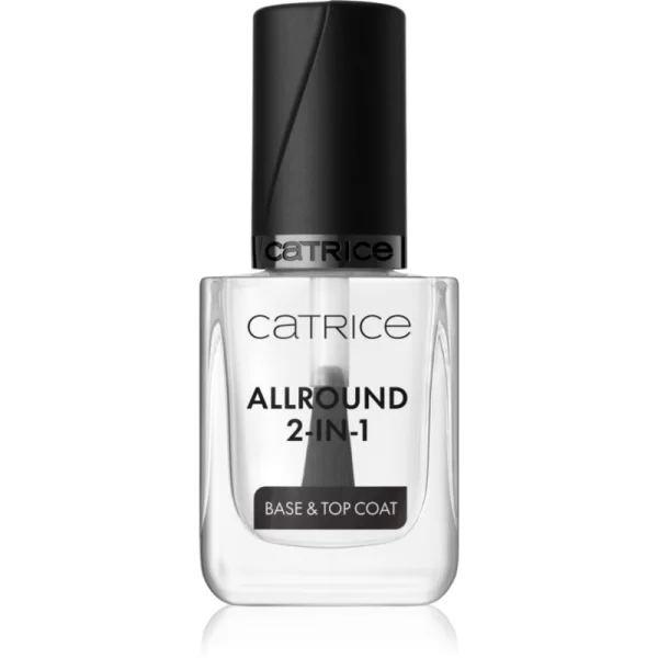 Catrice Allround βερνίκι βάσης και top coat 2 σε 1 διαφανές 10.5 ml