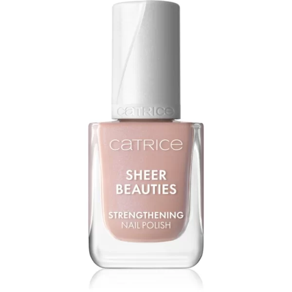 Catrice Catrice Sheer Beauties Strengthening Nail Polish δυναμωτικό βερνίκι νυχιών απόχρωση 060 Nudie Beautie 10.5 ml