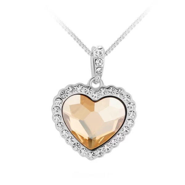 b-cool Κολιέ Silver με Swarovski Heart BC10801-CH
