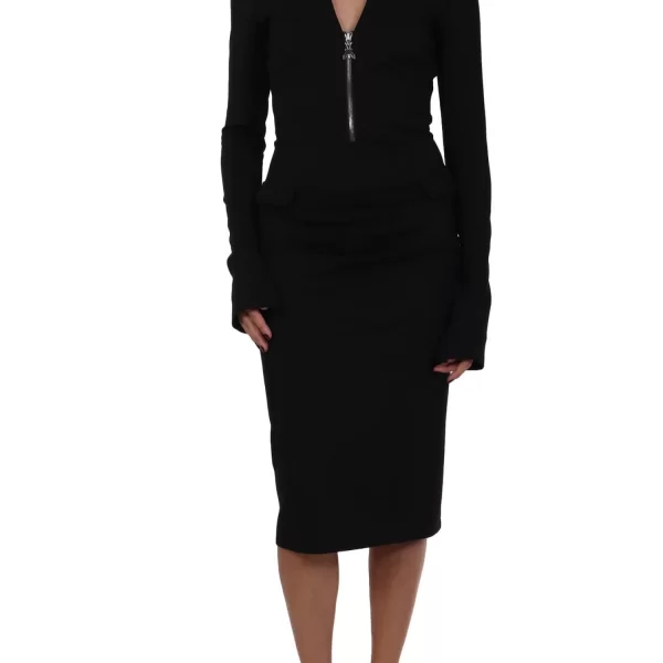 PATRZIA PEPE ΦΟΡΕΜΑ ΜΕΣΑΤΟ ΓΙΑΚΑΣ ΦΕΡΜΟΥΑΡ ΜΑΥΡΟ