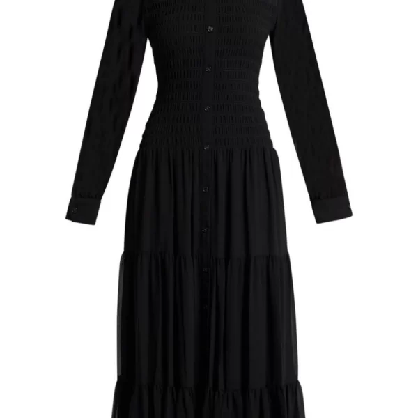 MICHAEL KORS ΦΟΡΕΜΑ MAXI ΒΟΛΑΝ ΣΟΥΡΑ ΣΤΗΝ ΜΕΣΗ ΜΑΥΡΟ